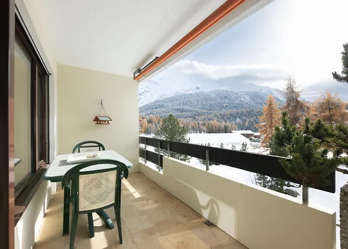 Modern Crossing Facing Piz Rosatsch * St. Moritz